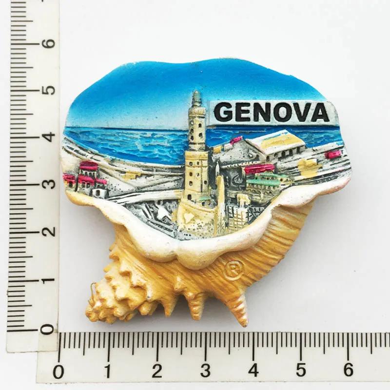 Enfeites 3D Ímã de geladeira, Viagem Criativa Comemorar, Artesanato, Magnetismo, Resina Material Geladeira Adesivos, itália, Itália - Image 1
