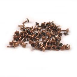 4.5x8mm 50 pçs/lote artesanato de metal do vintage mini cubo tranças embelezações diy scrapbooking prendedor tranças decoração papel c2402 - Image 1