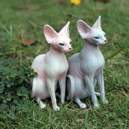Oenux animais selvagens lobo sapo cobra phoenix modelo figura de ação inseto sphynx cão elfos estatuetas coleção em miniatura crianças brinquedo - Image 2