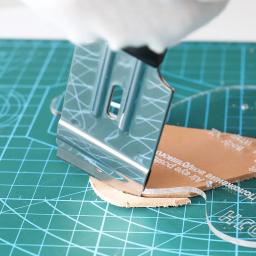 Ferramentas de couro afiadas, cortador de couro de aço inoxidável, pá de couro substituível, conjunto de cortador de lâminas de processamento de couro diy - Image 4