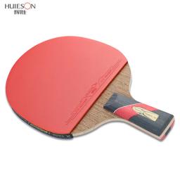 Huieson-Raquete De Tênis De Mesa, lâmina De Fibra De Carbono, Espinhas De Dupla Face Em Pingpong Paddle, 6 Estrelas - Image 3