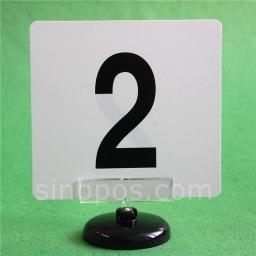 Cartões de plástico em pvc para números de mesa e restaurantes, 4 polegadas, para exibição de número de roupas, marcador de pvc - Image 6