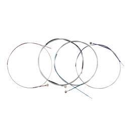 Kit de cordas de violino 4/4-1/8 com núcleo de aço, enrolado em níquel, cromo, cabeça emborrachada, 4 tamanhos (pçs/set) - Image 4