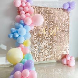Painéis de lantejoulas coloridos e brilhantes, decoração para festas e eventos de parede - Image 5