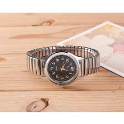 Relógio masculino e feminino com pulseira para expansão, relógio de quartzo para homens e mulheres, presente de dia dos namorados - Image 4