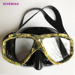 Máscara de mergulho profissional, óculos preto para mergulho com caixa para submarina - Image 5
