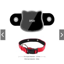 Mini rastreador para pets, localizador inteligente de animais de estimação com gps e coleira para gatos, rydg02m, à prova d'água - Image 4