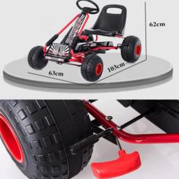 ALWAYSME-Go Kart com assento ajustável para crianças, pedal para 3 a 10 anos - Image 5