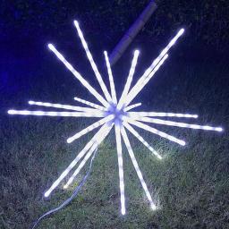 Fogo de artifício luz led multi cor ao ar livre luzes decorativas do jardim para o caminho da passarela quintal decoração de natal festa - Image 4