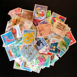 Diferentes selos postais conjunto, usado com Post Mark, boa condição coleção, Japão, 100 pcs - Image 2