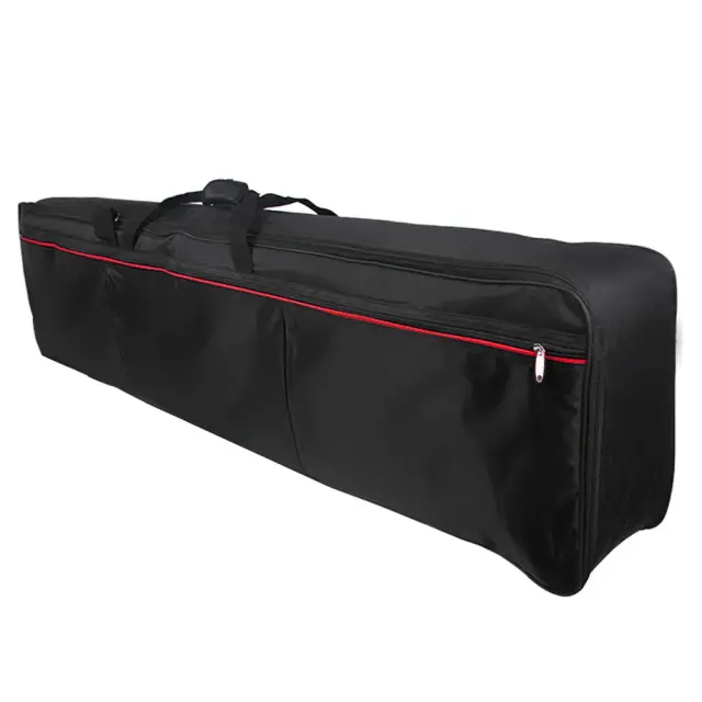 Bolsa Acolchoada para Teclado de 88 Teclas com Zíper e Alça Superior - Ideal para Piano Elétrico
