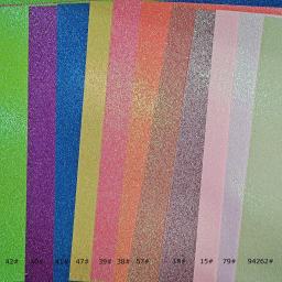 Cartolina infantil em cores mágicas com glitter, papel para artesanato diy com glitter 15 peças - Image 6