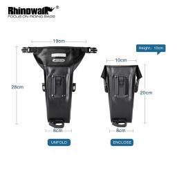 Rinowalk bolsa para selim de bicicleta, bolsa para selim de bicicleta refletiva de grande volume, acessórios para mountain bike an zuo bao - Image 5