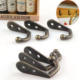 Ganchos de parede antigos e vintage, gancho de liga de zinco para porta de quarto, cabide para roupas, casaco, chapéu, bolsa, toalha, cabide de parede do banheiro com 10 peças - Image 1