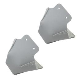 2 peças roller skate toe guardas tampas protetor de couro artificial anti-choque patins acessórios para a maioria quad roller skate - Image 5