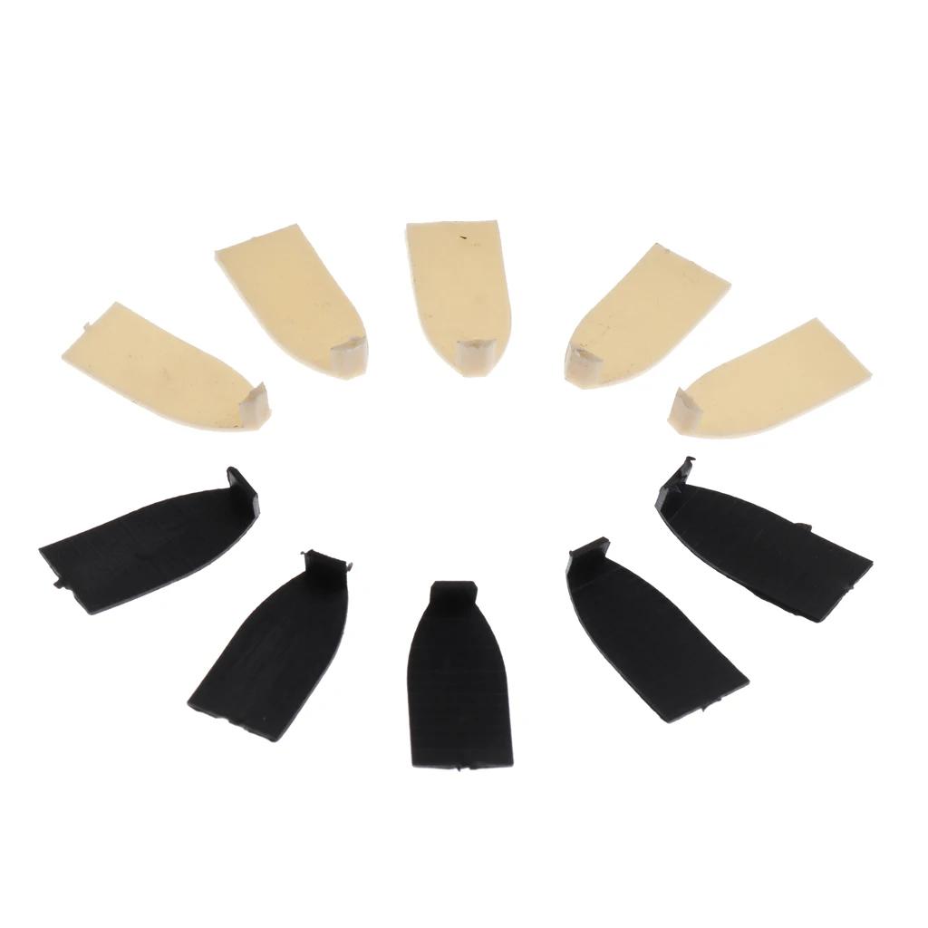 Peças de reposição protetor de ponteira de violino, acessórios para violino, arco, almofada de arco, peças de reposição com 10 peças - Image 1