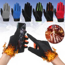 Luvas térmicas Windproof do neopreno, tela impermeável do esqui, esportes exteriores, motociclismo, bicicleta, bicicleta, forma do inverno - Image 1