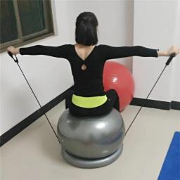 Base inflável do apoio da bola do ioga, ioga, pilates, cadeira, cadeira, anel do equilíbrio - Image 6