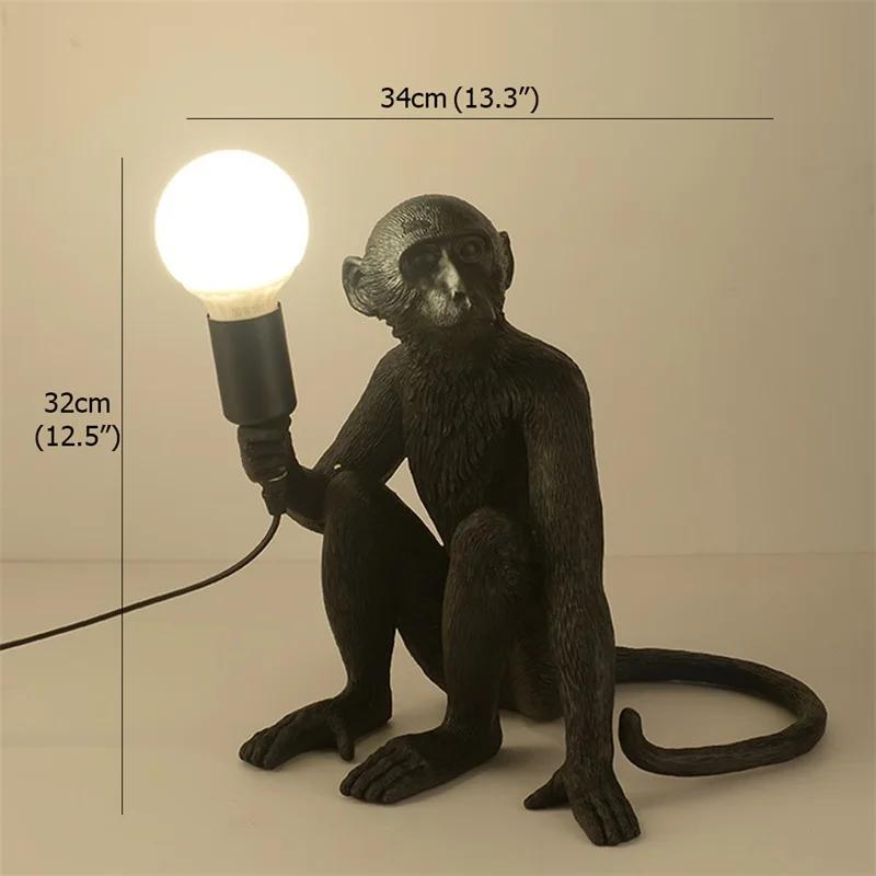 Luminária pendente outela moderna, criativa, formato de macaco, decorativa para casa, sala de jantar - Image 1