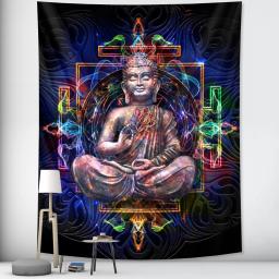 Tapete decorativo de mandala para casa, manta de mesa decorativa boêmia com estampa de buda para meditação de buda indiana - Image 2