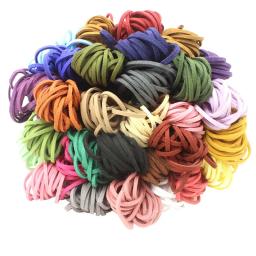 Micro-Fibra de couro liso Lace Beading Thread, Faux Suede Cord, Veludo Cordas, Beading Suprimentos, 3mm, 5m - Image 5