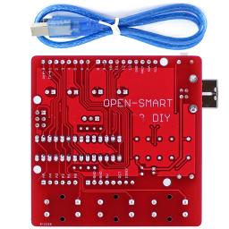 OPEN-SMART Desenvolvimento Módulo Board, CH340 Driver com Buzzer LED Botão, compatível para Arduino, vermelho, DIY, ATmega328P - Image 2