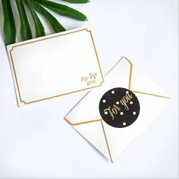 Envelopes para convite, festa de casamento, cartões de visita, presente, envelope, pérola, branco, vintage, 100mm x 80mm, 10 peças - Image 4
