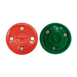 Vermelho verde biscoito fora-formação de hóquei no gelo pucks para hóquei de rua stickhandling passando puck - Image 3