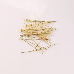 Alfinetes de cabeça em aço inoxidável 50 tamanhos-20 30 45 50 mm descobertas acessórios para joias - Image 3