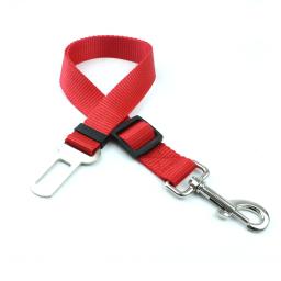 Cão do gato do animal de estimação ajustável cinto de segurança do cão do assento do animal de estimação veículo arnês lead clip segurança tração coleiras cães accessoires - Image 2