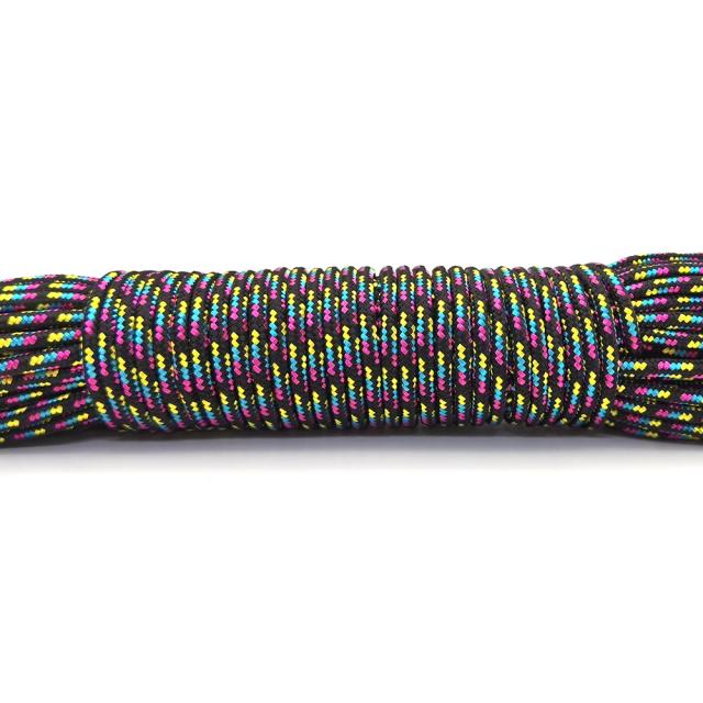 Corda Parachute Lanyard: Acessório Essencial para Escalada, Sobrevivência e Coleta de Máscaras - Cabo 3mm