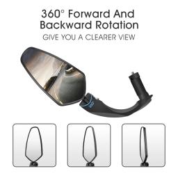 Espelho retrovisor para guidão de bicicleta west biking, espelho retrovisor de espelho com cabo longo e curto para bicicleta de trilha e mtb, acessórios para ciclismo - Image 2