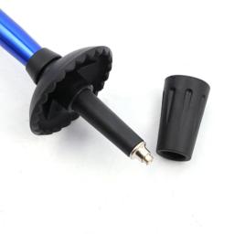 Liga telescópica Alpenstock para acampamento ao ar livre, 4 seção, caminhadas, bengala, pólos - Image 6