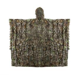 Ghillie capa de folhas 3d de caça, roupas de camuflagem respirável para observação de pássaros, poncho à prova de vento para sniper airsoft gear - Image 1