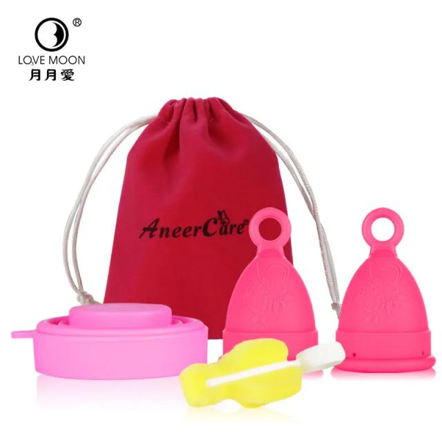 Copa Menstrual de Silicone Ecológica com Aplicador