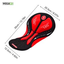 Wosawe-shorts de ciclismo com 3d e 5d almofada, respirável, para bicicleta de estrada, mtb, equitação, roupa interior acolchoada, diy - Image 3