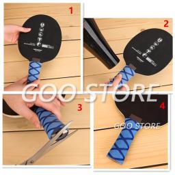 Conjunto de raquetes de tênis de mesa, fita termorretrátil com cabo, acessórios para ping pong, 3 peças - Image 4