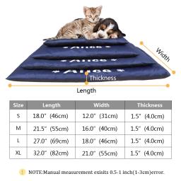 Personalizado impermeável Pet Bed Mat, antiderrapante camas de dormir, Indoor Dogs Mats, Free Name Print, pequenos e grandes gatos - Image 6