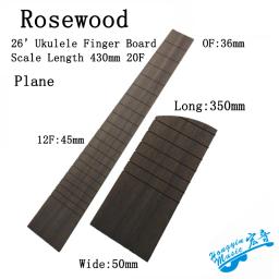 Ukulele de corda 26 "430, guitarra, madeira rosa, ébano, placa de dedo, produção padrão, material de reparo - Image 3