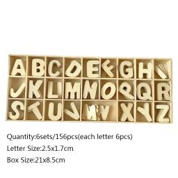 Letras e números do alfabeto natural de madeira, nome personalizado diy, design, artesanato, casa, aniversário, festa de natal, decoração de casamento - Image 4