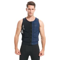 Jaqueta salva-vidas de neoprene para adultos, surf, caiaque, água, esqui, vela, snorkeling reflexivo masculino, coletes salva-vidas para natação, canoagem - Image 1