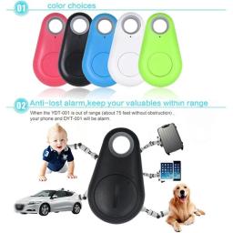 Mini Smart GPS Tracker para animais de estimação, localizador de cães, Tag de alarme anti-perdido, Key Finder sem fio, Bluetooth 4.0, bolsa de criança, carteira, moda - Image 1