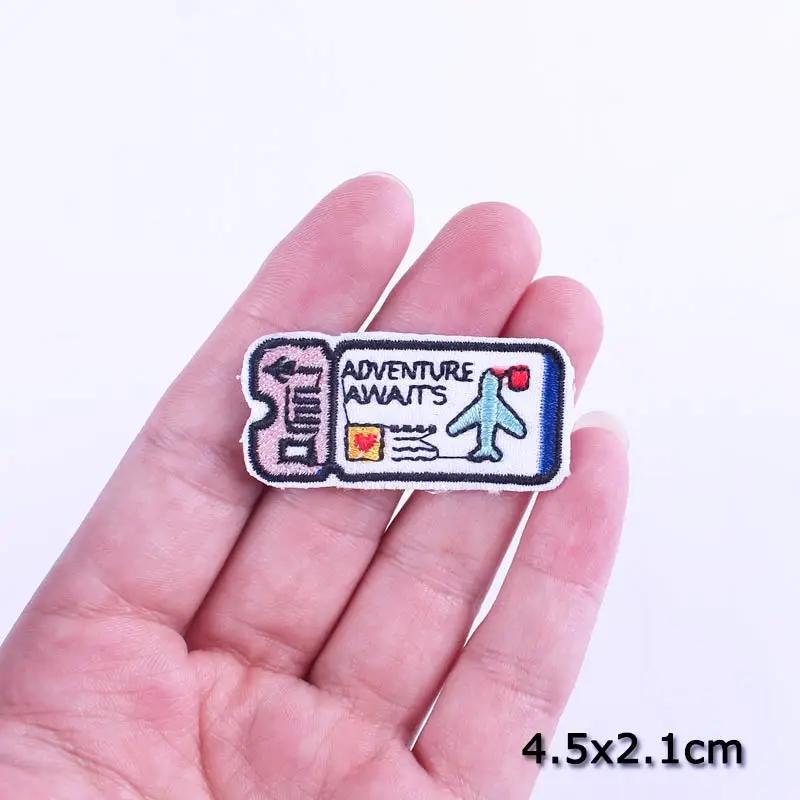 Ferro em patches para roupas, diy, diy, bordados, rock, coração, van gogh, punk, motociclista, apliques, listra - Image 1