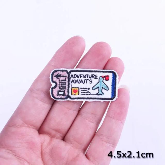 Patches de Ferro para Roupas: DIY com Estilos de Bordado Inspirados em Van Gogh, Rock e Punk para Motociclistas