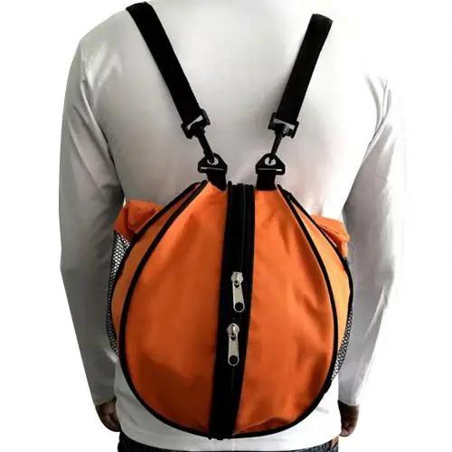 Mochila Portátil de Ombro Redonda para Esportes - Ideal para Basquete, Futebol e Voleibol
