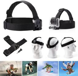 Head Strap Mount Kit Bundle, Peito Harness, Selfie Stick para Gopro Hero 13, 12, 11, 10, 9, 8, 7, 6, 5, 4, 3, 2, AKASO, EK7000, Corajoso - Image 2