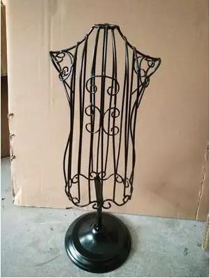 Manequim de Metal para Costura Infantil com 4 Estilos de Exibição e Cabides para Vestidos