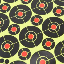 160 pçs reatividade tiro alvo equipamento ao ar livre 2 Polegada direcionamento suprimentos paintball para tiro com arco alvo splatter papel alvo - Image 4