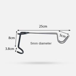 Suporte de luminária para barraca, de liga de alumínio, gancho, lanterna, cabide de luz, ferramenta de suspensão, acessório de barraca de multifuncionais - Image 6
