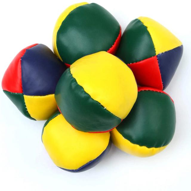 Kit de 6 Bolas de Malabarismo para Iniciantes - Suaves e Duráveis com Peso Ideal